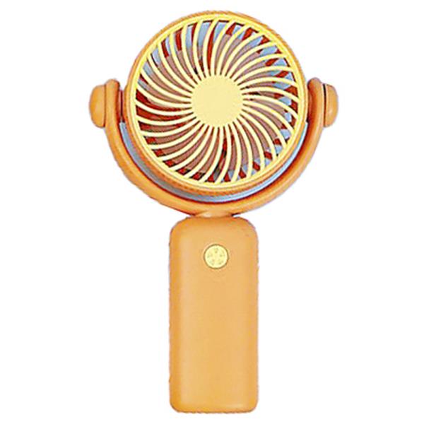 HANDHELD DESKTOP MINI ROTATION FAN ORANGE
