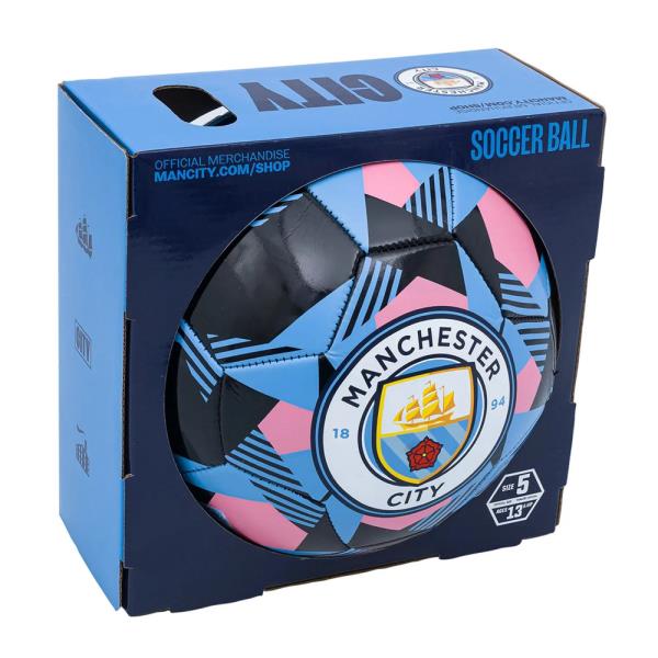 MANCHESTER CITY FC OFFICIAL LICENSED SOCCER BALL, SIZE 5