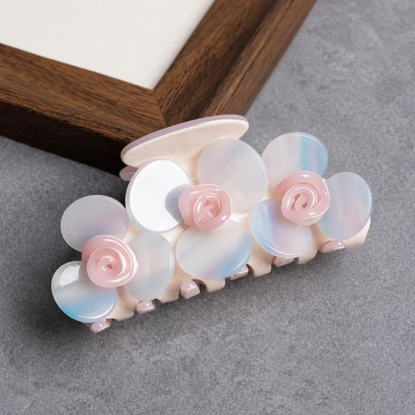 FLOWER HAIR CLAW CLIP