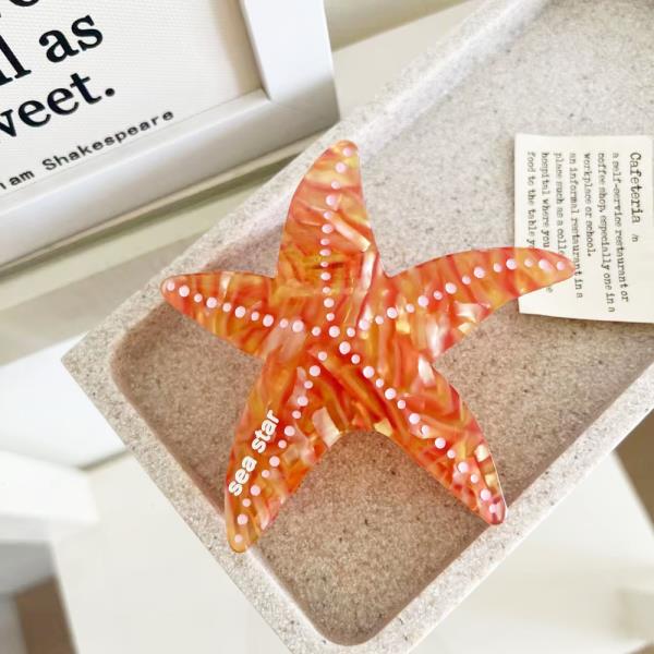 SEALIFE STARFISH HAIR CLAW CLIP
