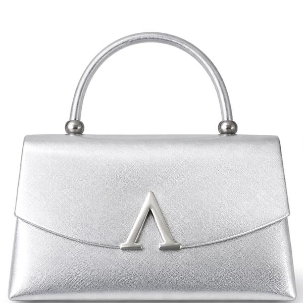 TEXTURED DESIGN HANDLE EVENING BAG