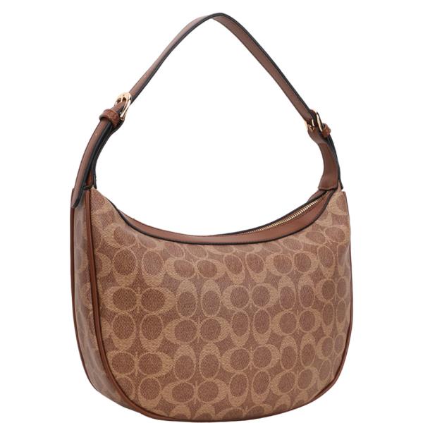 MONOGRAM ZIPPER POUCH SHOULDER BAG