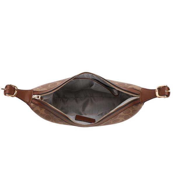 MONOGRAM ZIPPER POUCH SHOULDER BAG