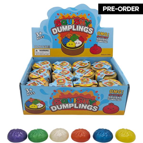 ETA-5/31 SQUISHY DUMPLINGS SLOW RISING SQUISHY TOY (24 UNITS)