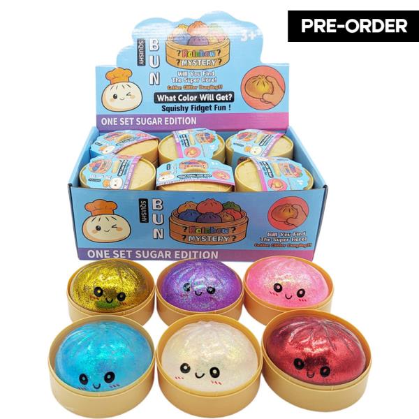 ETA-5/31 BUNNY FRIENDS SUGAR EDITION WATER COLOR WALL GEL SQUISHY TOY (12 UNITS)