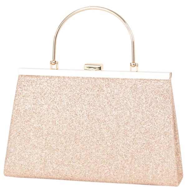 RHINESTONE TOP HANGLE EVENING BAG