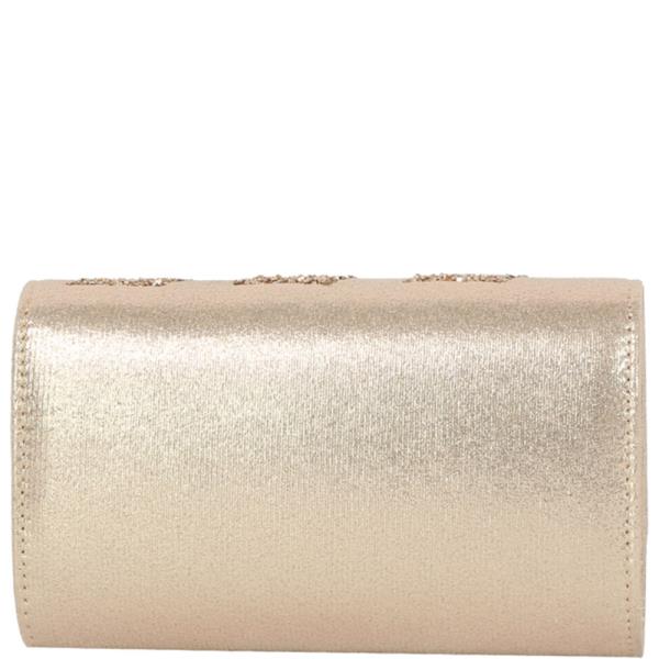 GLITTER STRIPE CLUTCH EVENING BAG