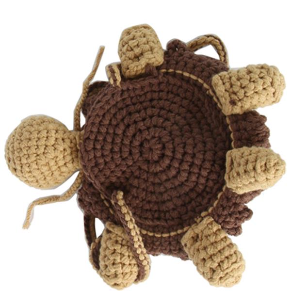 CROCHET TURTLE CROSSBODY BAG