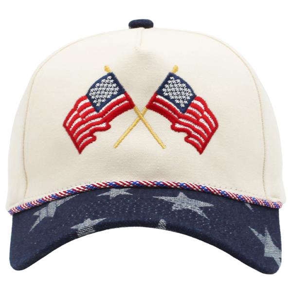 TWO FLAG STAR BASEBALL CAP