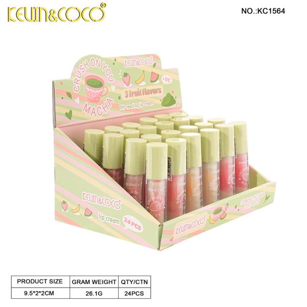 KEVIN & COCO PH REACTING LIPGLOSS (24 UNITS)