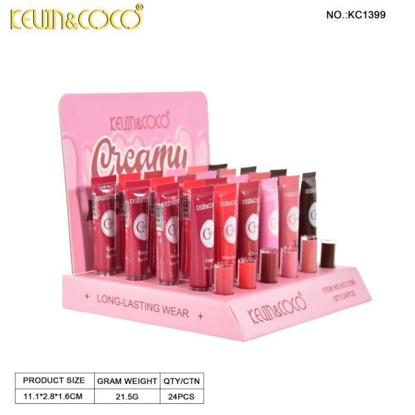 KEVIN & COCO CREAMY LIPGLOSS (24 UNITS)