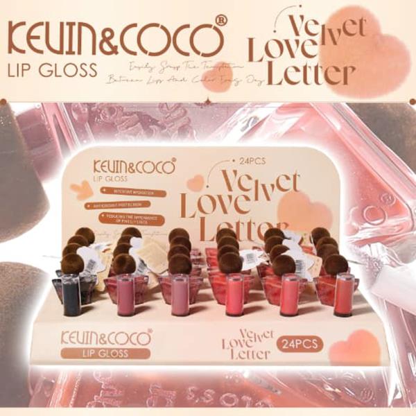 KEVIN & COCO LIPGLOSS (24 UNITS)