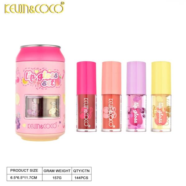KEVIN AND COCO LIPGLOSS SET (12 UNITS)