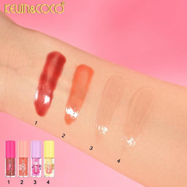 KEVIN AND COCO LIPGLOSS SET (12 UNITS)