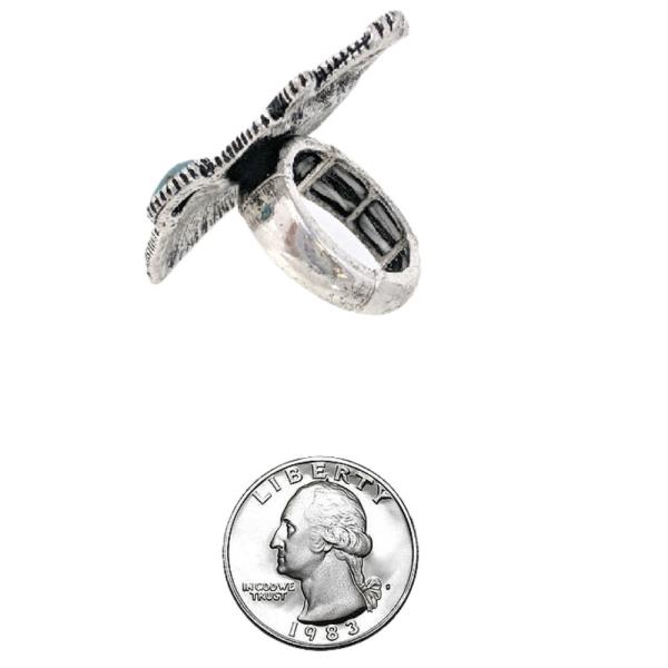 HUMMINGBIRD STONE RING