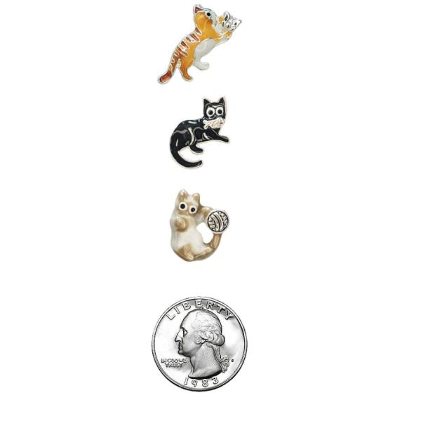 EPOXY CAT EARRINGS