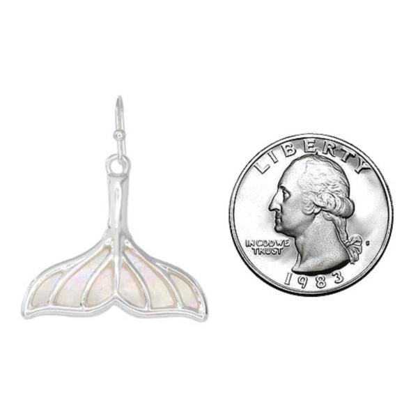 WHALE TAIL DANGLE EARRING