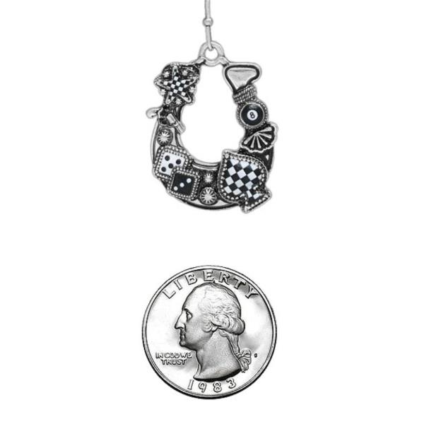 WESTERN HORSESHOE PRINT EARRING