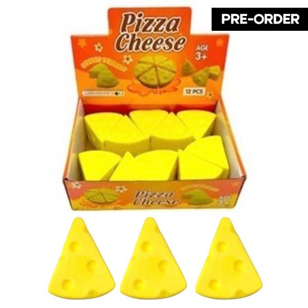 ETA-5/31 TRIANGLE CHEESE SQUISHY TOY (12 UNITS)