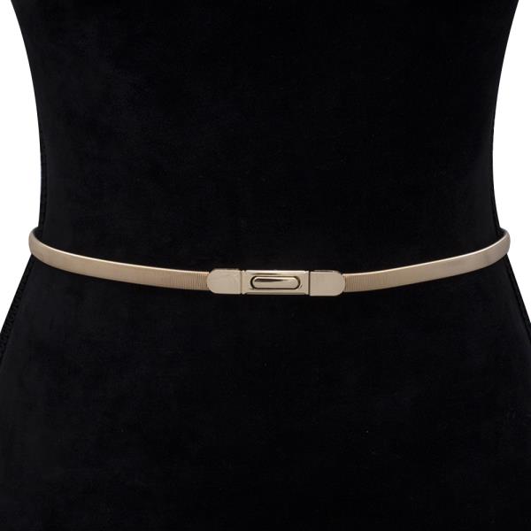 METALLIC WAIST STRETCH ELASTIC BELT