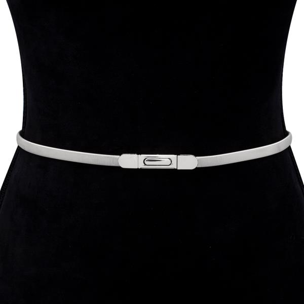 METALLIC WAIST STRETCH ELASTIC BELT