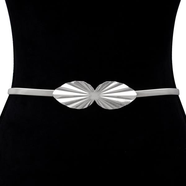 LEAF SUNBURST METALLIC ELASTIC BELT