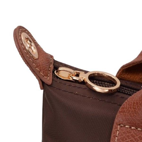 FAUX LEATHER FLAP NYLON CROSSBODY BAG