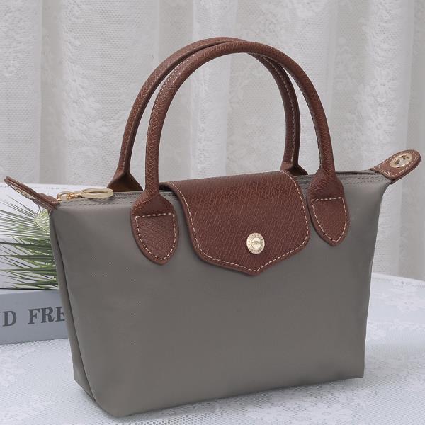 FAUX LEATHER FLAP NYLON CROSSBODY BAG