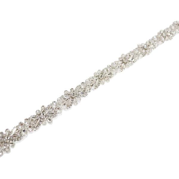 RHINESTONE FLOWER BELT