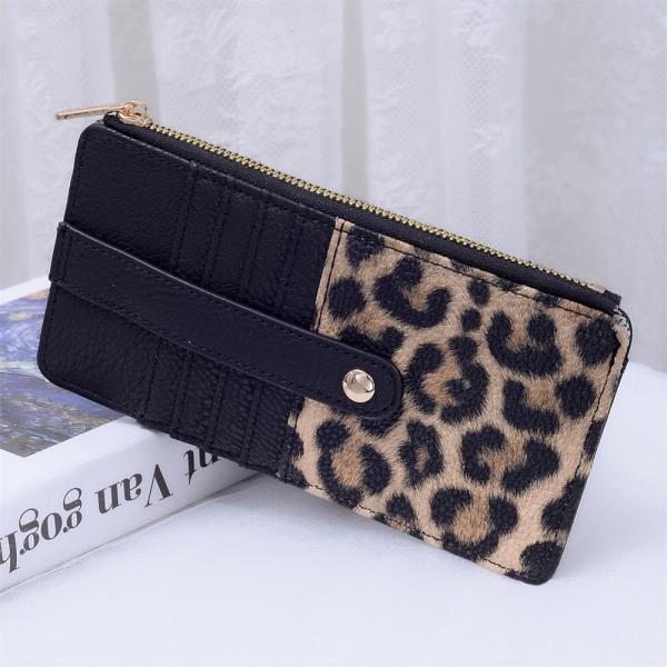 FAUX LEATHER CARD HOLDER WALLET