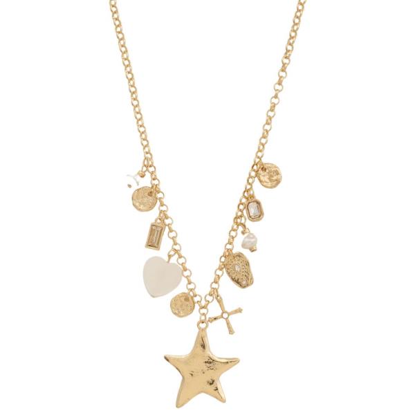 SEALIFE STAR MULTI CHARM NECKLACE