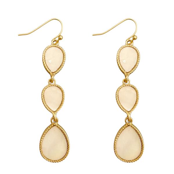 TEARDROP LINK DANGLE EARRING