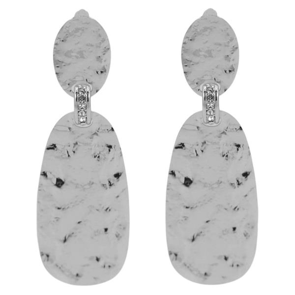 HAMMERED DROP EARRINGS