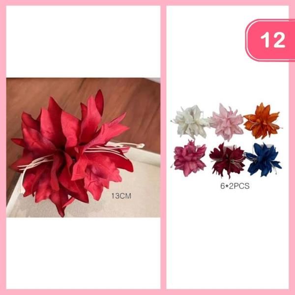 FLOWER HAIR PIN (12 UNITS)