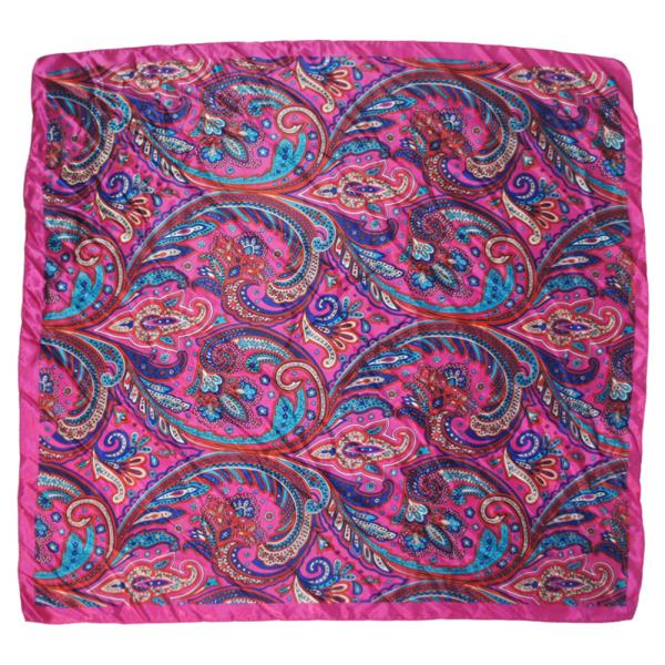 ELECTRIC PAISLEY PATTERNED SCARF