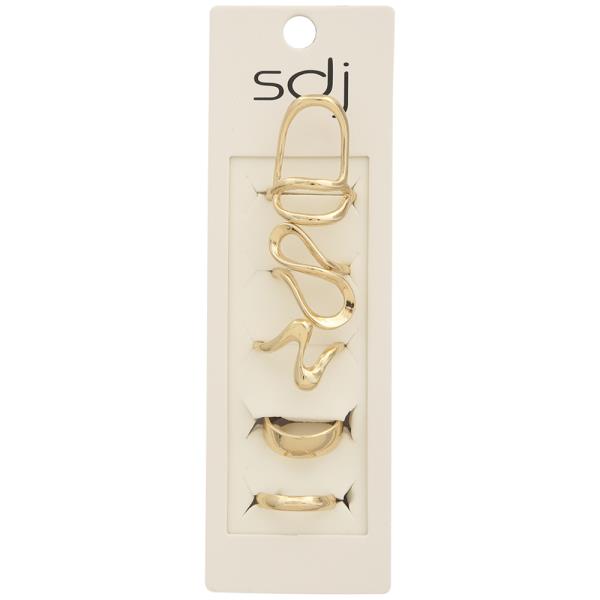 SDJ METAL MIX MULTI RING SET
