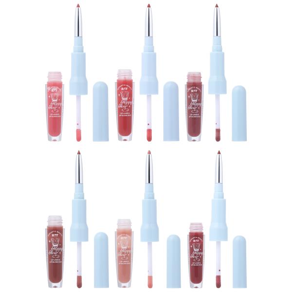 ROMANTIC BEAUTY HAPPY HOUR DUO LIP LINER LIP GLOSS (24 UNITS)