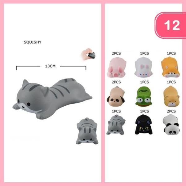 ANIMAL SQUISHY TOY (12 UNITS)