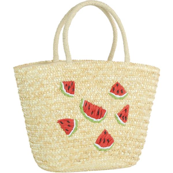 FRUIT STRAW TOTE BAG