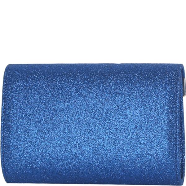 GLITTER ENVELOPE FLAP CLUTCH EVENING BAG