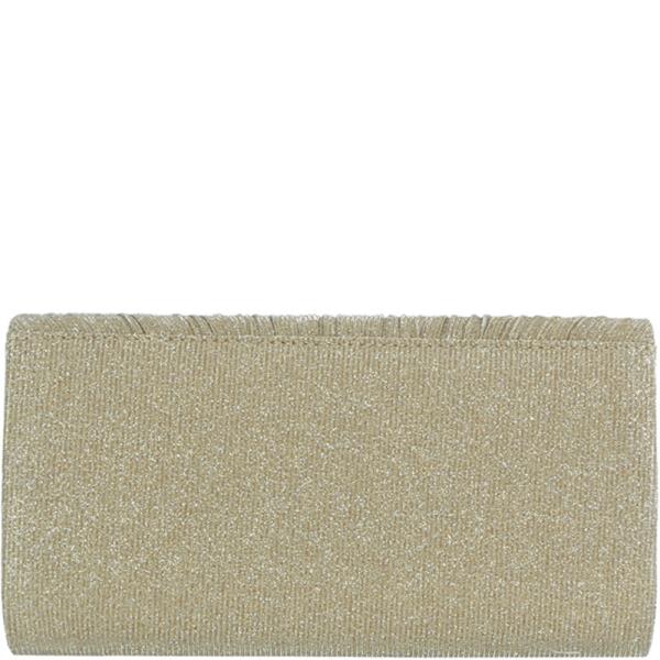 GLITTER FLAP CLUTCH EVENING BAG
