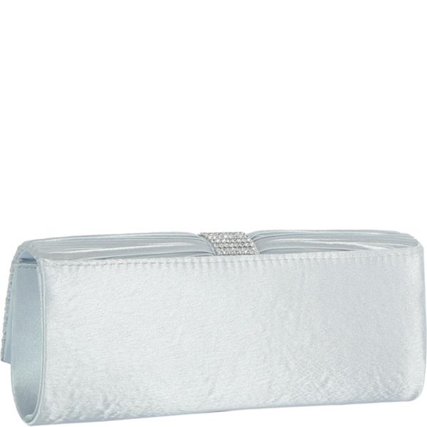 RUCHED PLEATED CLUTCH EVENING BAG