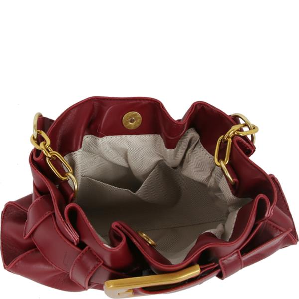 BELT BUCKLE SHOULDER BAG