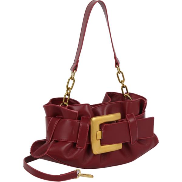 BELT BUCKLE SHOULDER BAG