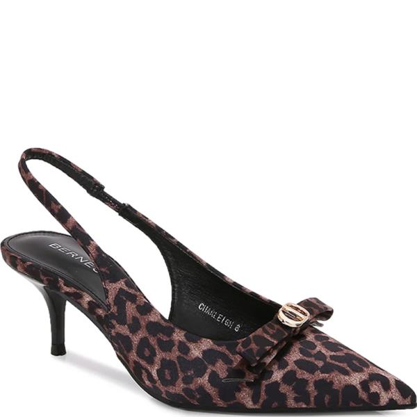 SLINGBACK MID HEEL WITH TINY BOW