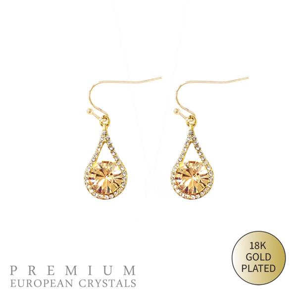 TEARDROP FISH HOOK EARRING