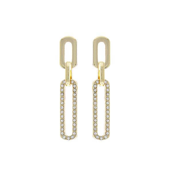 LINK CHAIN DANGLE EARRINGS