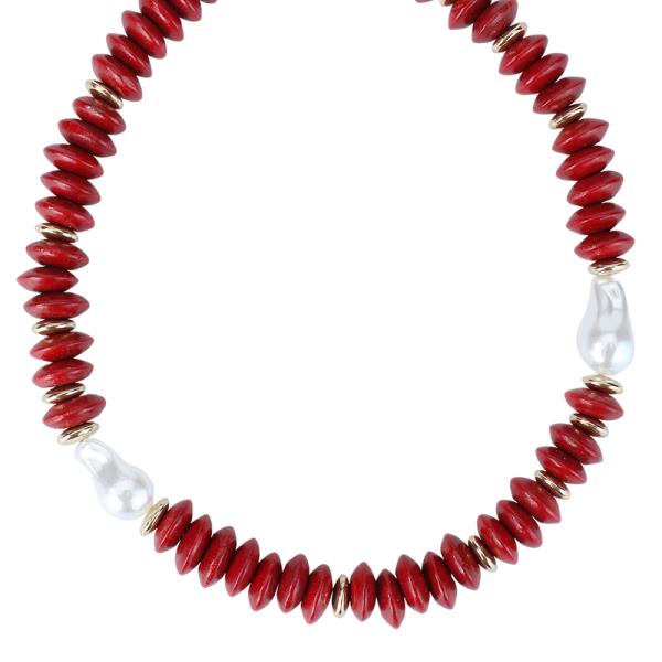 DIS PEARL BEADED NECKLACE