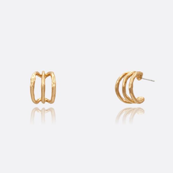 LAYERED HOOP EARRING
