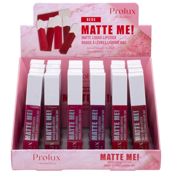 PROLUX MATTE ME LIQUID LIPSTICK (24 UNITS)